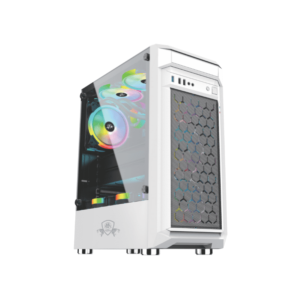 SHADOW WHITE GAMING PC CASE
